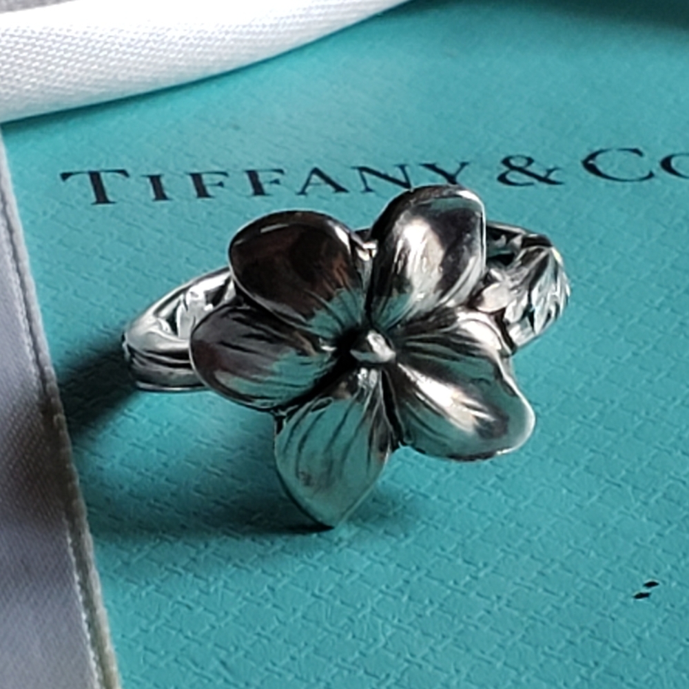 ⛔SOLDAntique 1885 Tiffany & Co Spoon - Ring Violet - Picture 2 of 16